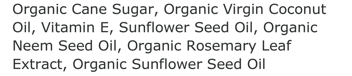 Organic Coconut Sugar Scrub
